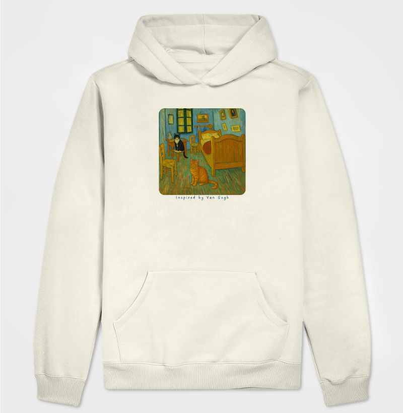 Hoodie Moletom O Quarto dos Gatos em Arles 