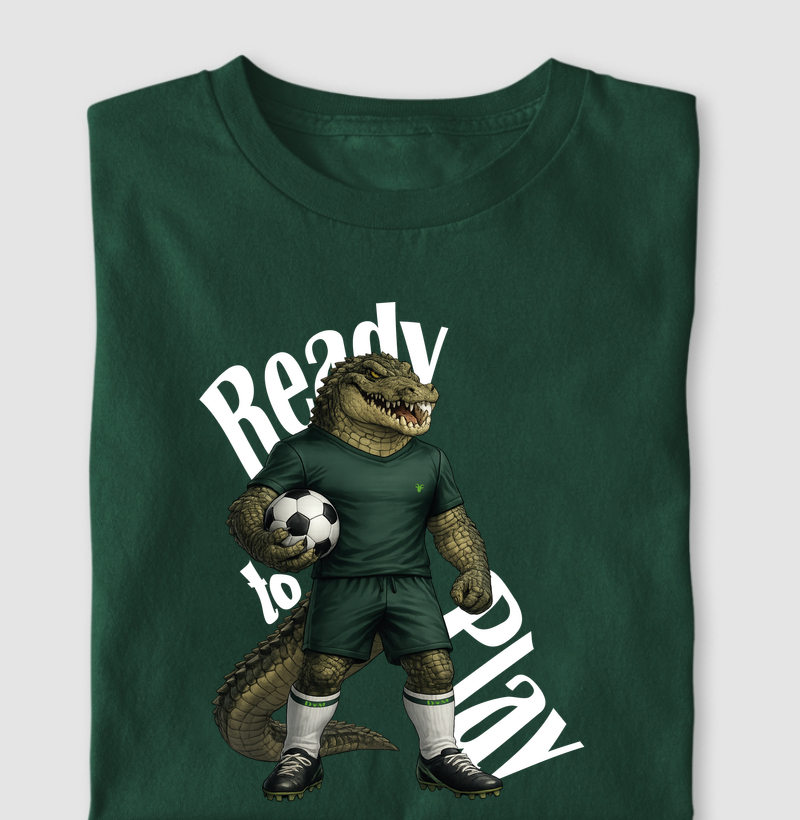 Camiseta Crocodilo Futebolista - Ready to Play