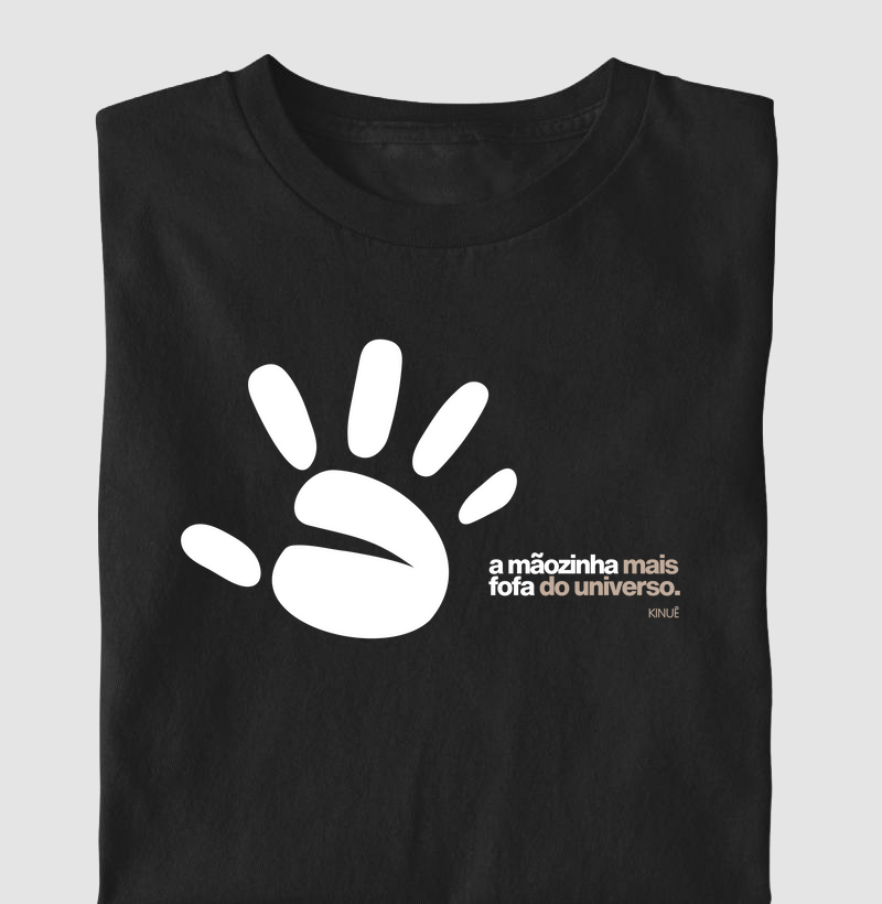 Mãozinha T21 Síndrome de down - Cor Preto e branca