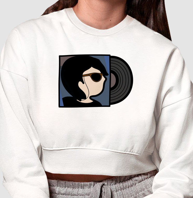 Cropped Moletom Inspiração Marina Lima - Todas