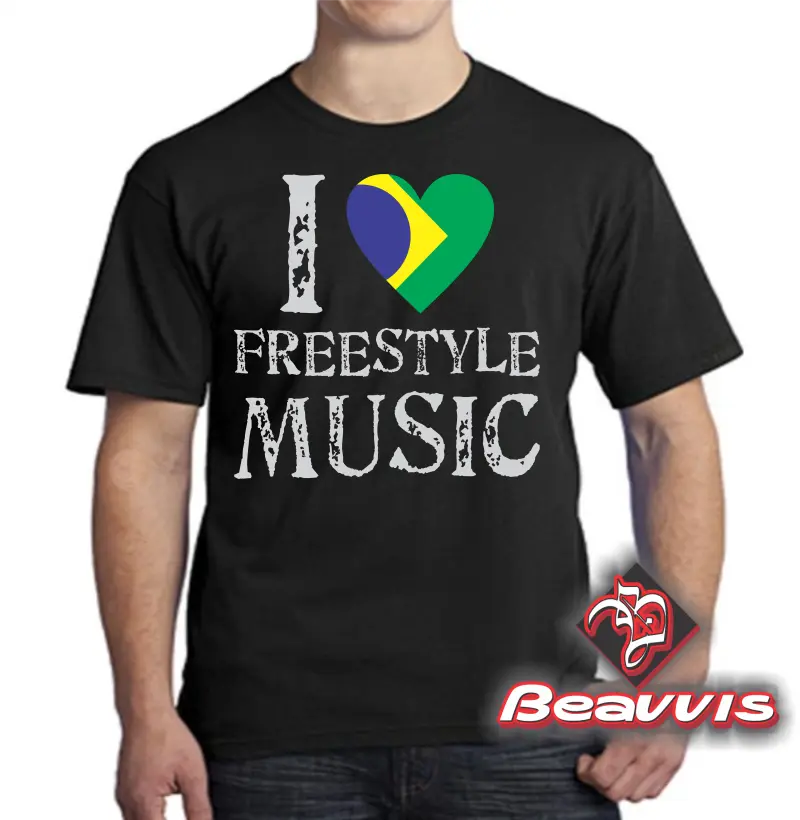 Camisa I Love Freestyle Music