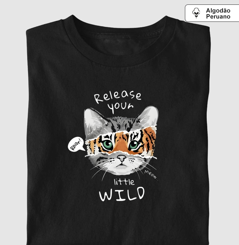 Camiseta Wild Algodão Peruano