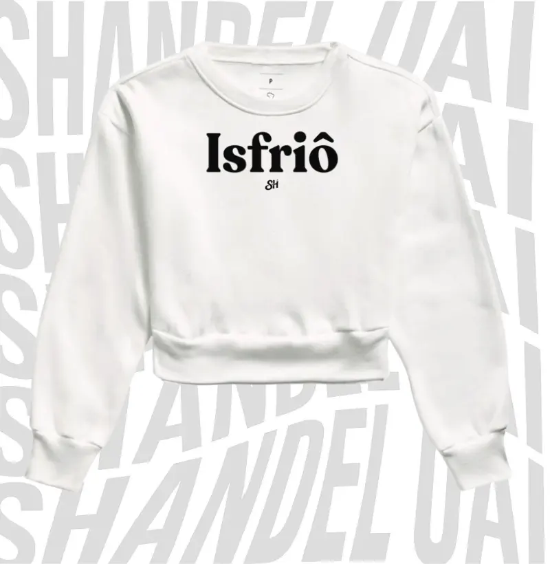 isfriô - Cropped Moletom