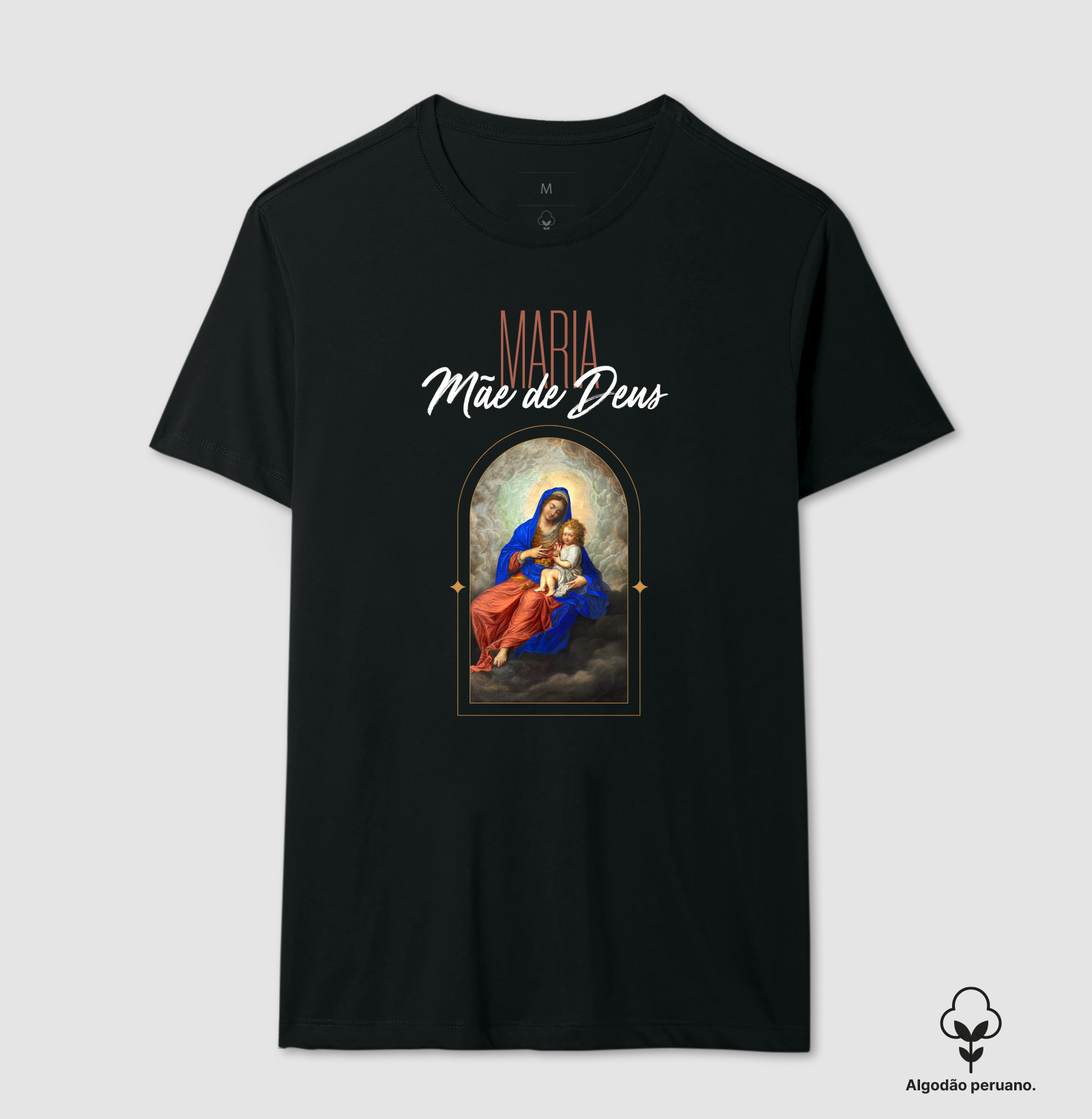camiseta Maria Mãe de Deus Pintura