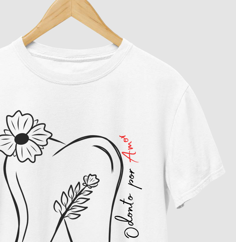 Tee "Odonto por Amor" Código MIN01002