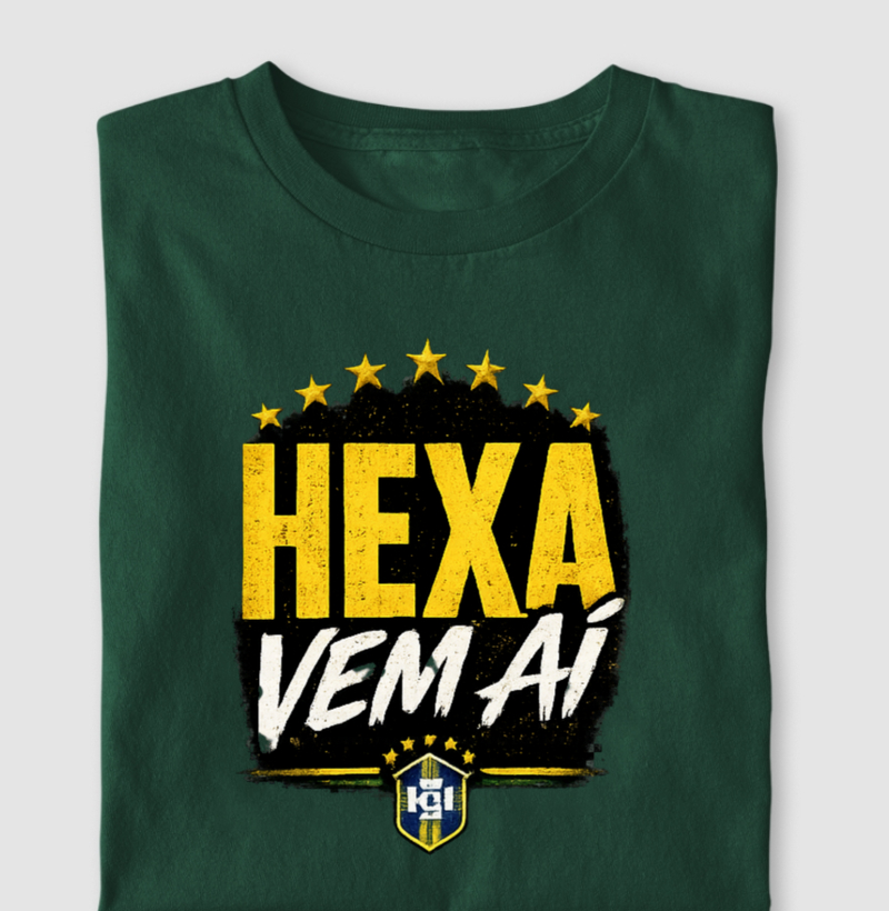 HEXA VEM AÍ – CAMISETA OFICIAL DA TORCIDA QUE ACREDITA