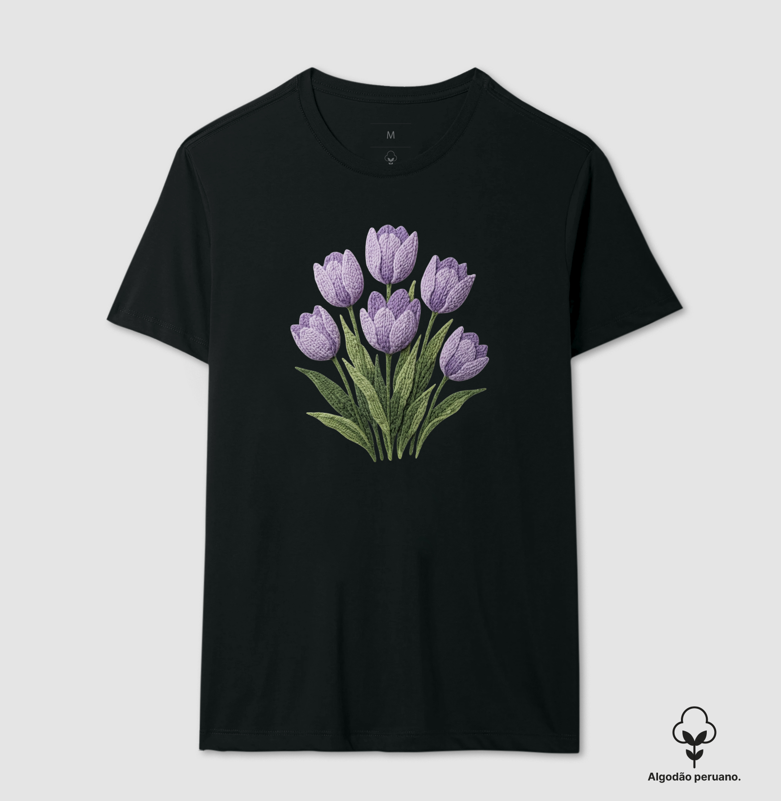 Tulipinhas - Camiseta Algodão Peruano