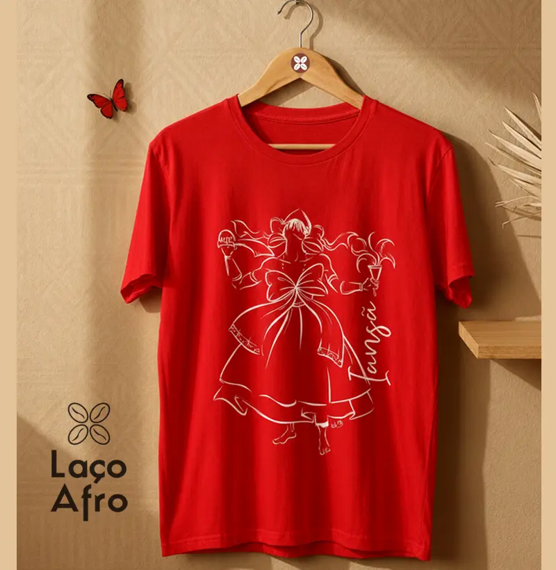 Camiseta Iansã em traços