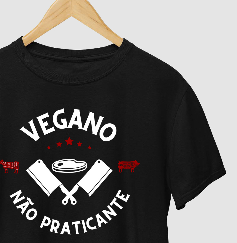 Vegano não Praticante - Camiseta Brasa