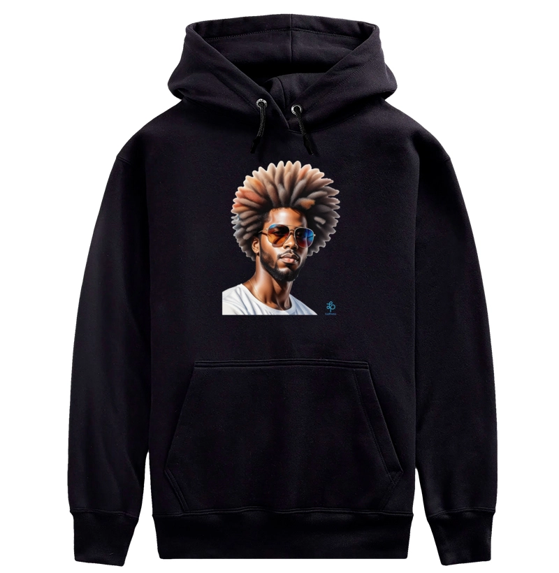 Homem Black Power - colorido