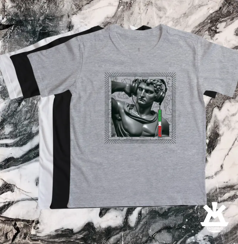 1004 Mini Camiseta Davi e Música