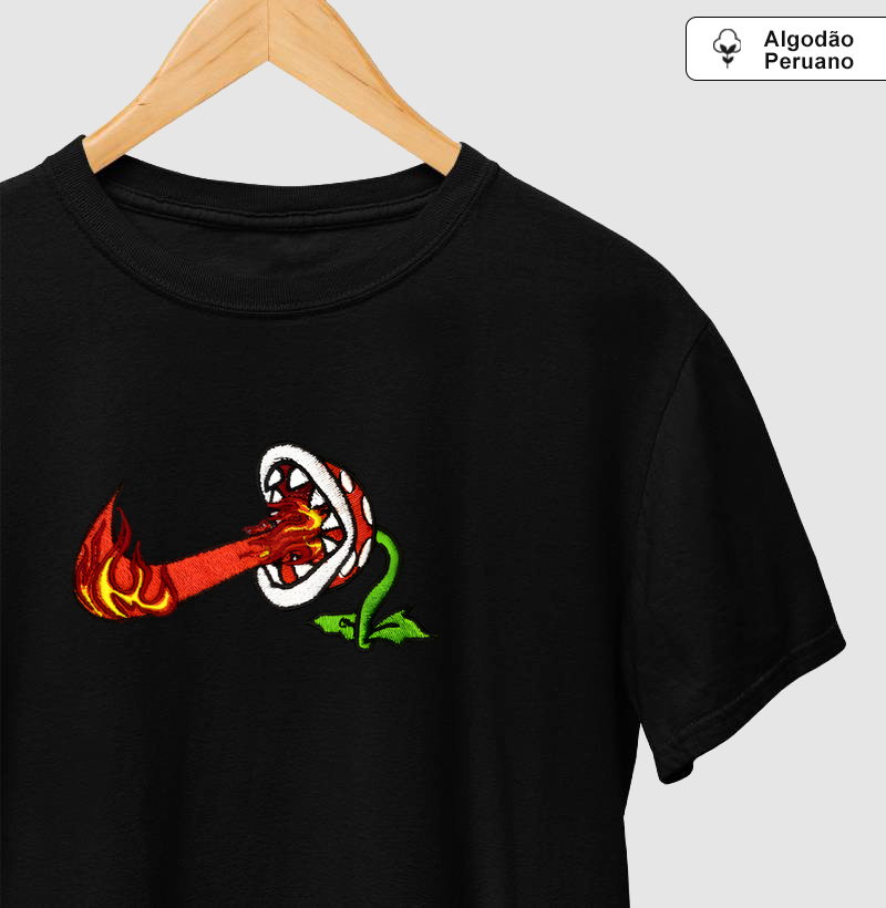 Piranha Plant - Efeito Bordado