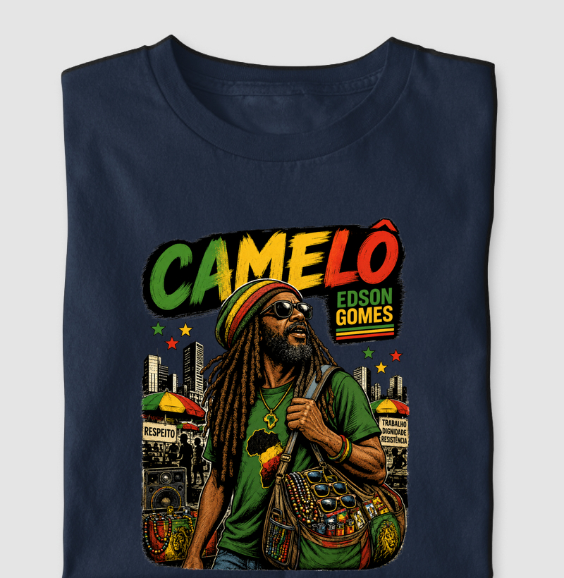🔥 Camiseta Camelô – Edson Gomes