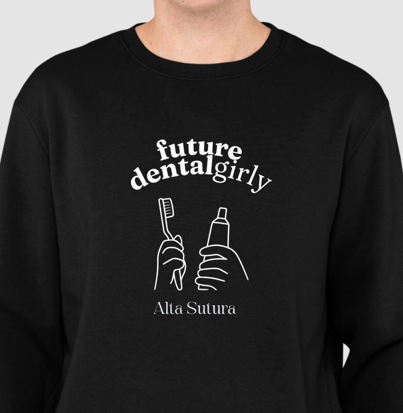 Suéter Moletom Unissex - Future Dental Girly