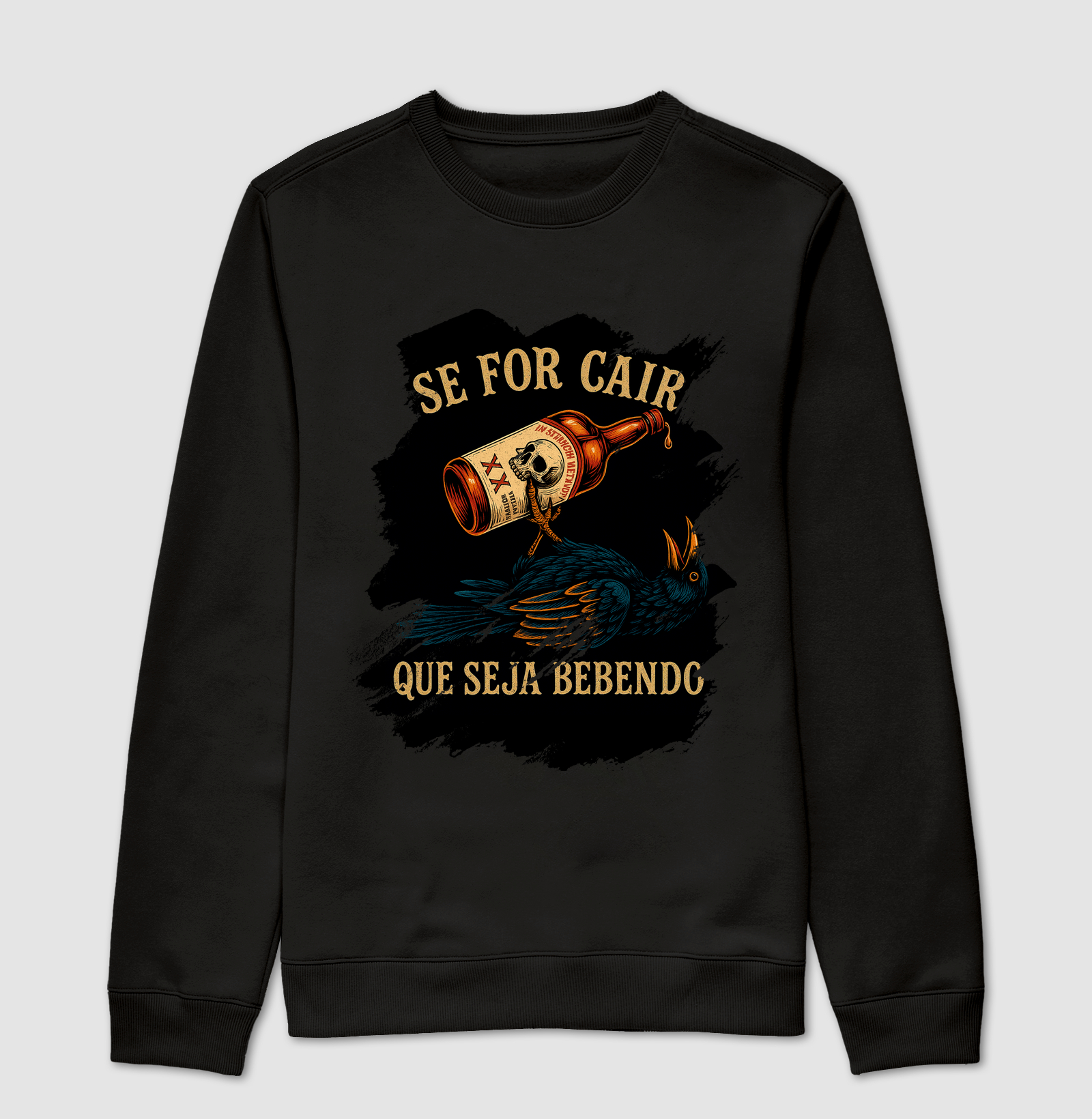 Camiseta country se for pra cair que seja bebendo Magnata556