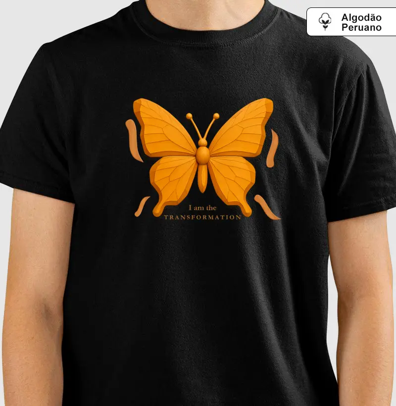 Borboleta Madeira • Transformação (algodão peruano)