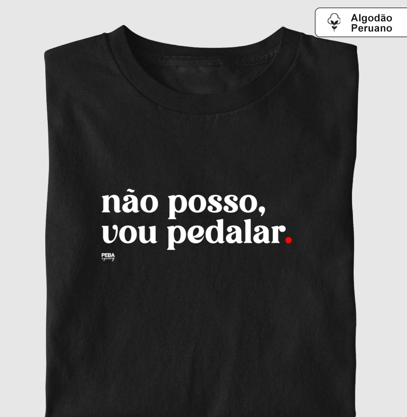 Não posso, vou pedalar