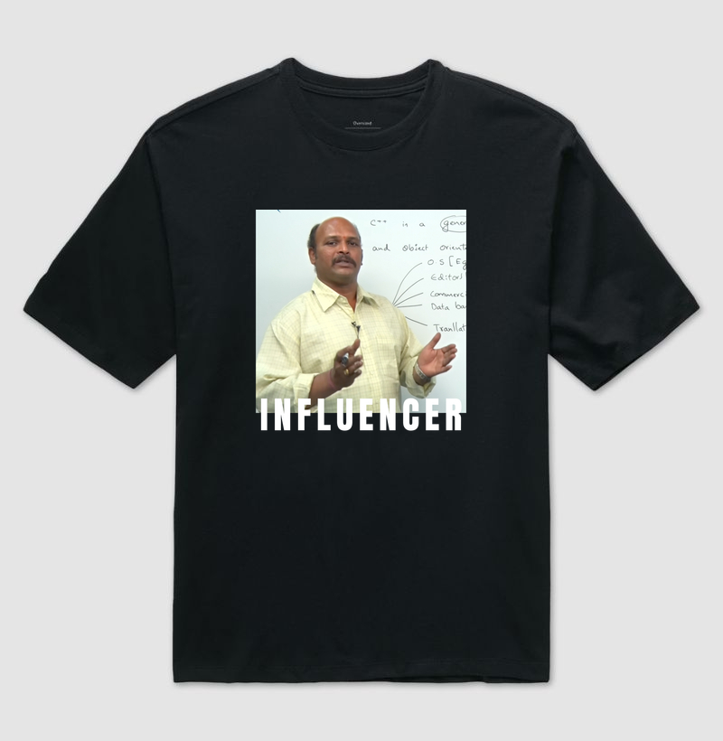 INFLUENCER - INDIANO - Camiseta Oversized