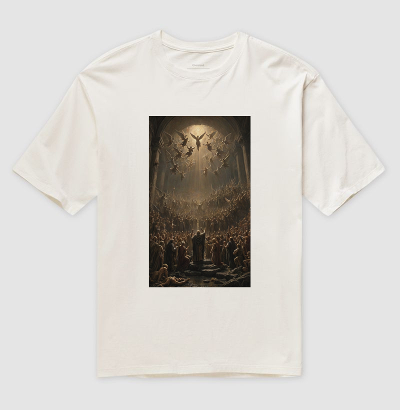 CAMISETA OVERSIZED COMUNHÃO DOS SANTOS - CORO SELESTE