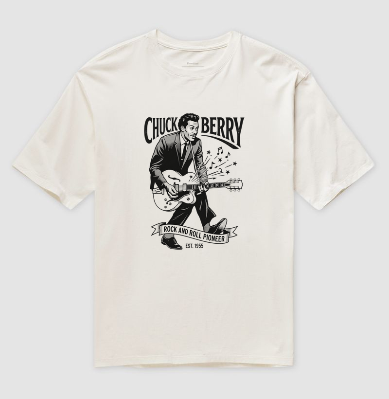 Chuck Berry v2 - Camiseta Oversized