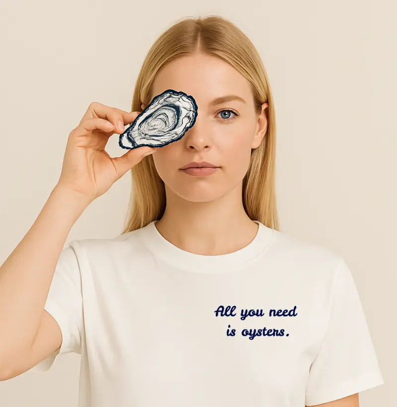Camiseta Mini All You Need is Oysters