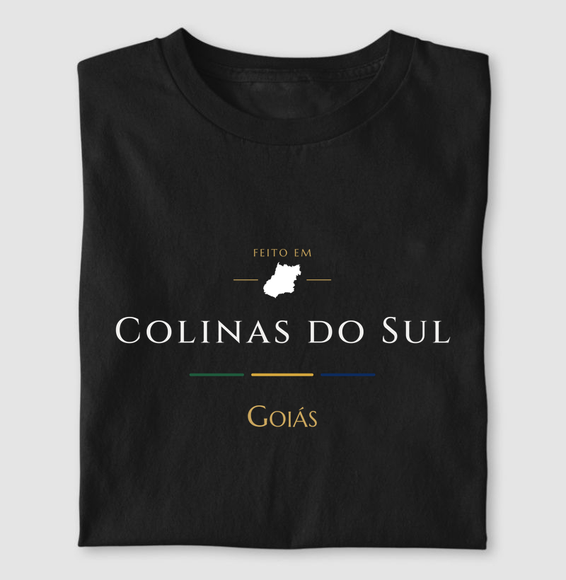 Feito em Colinas do Sul GO - Camiseta