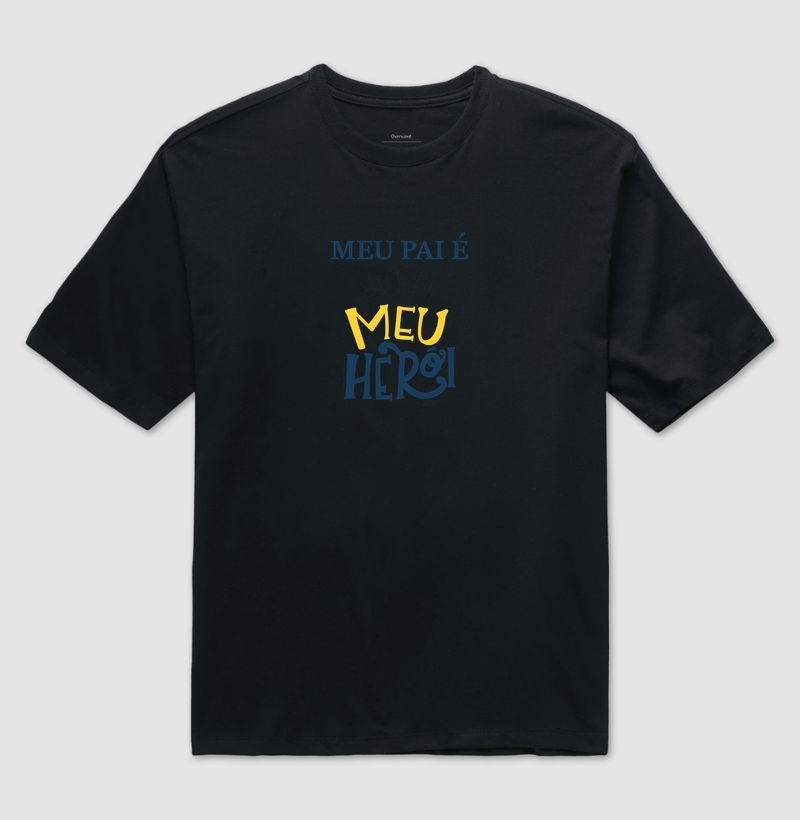 Camiseta pai heroi