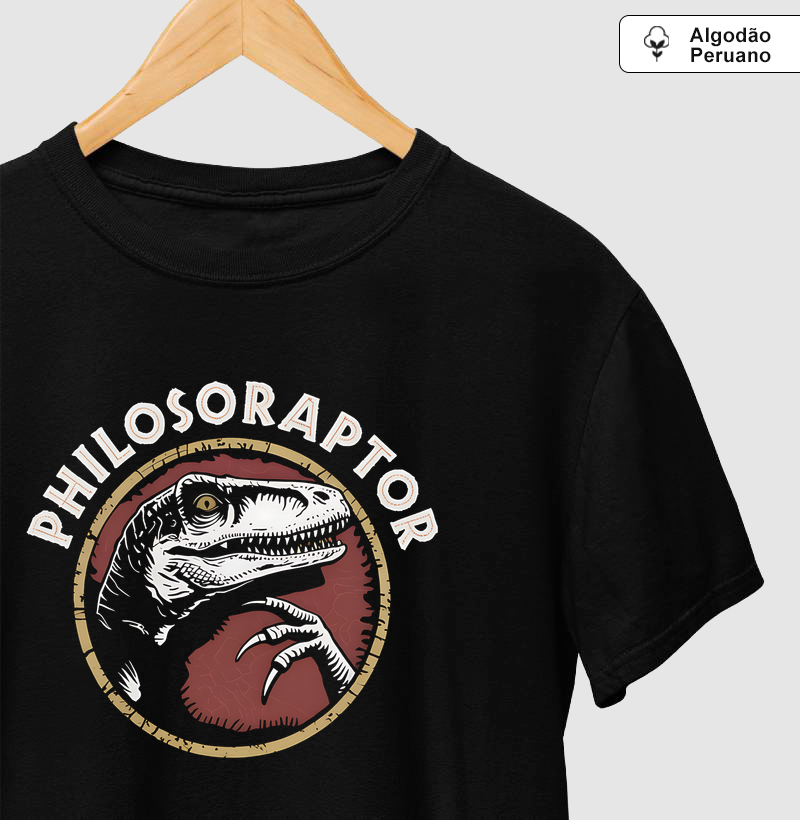 Camiseta Algodão Peruano Philosoraptor