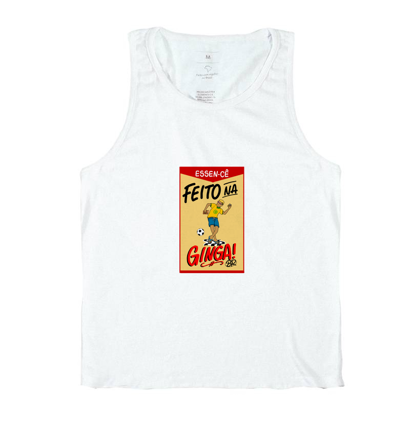 Camiseta regata coleção - ''feito na ginga br'' 