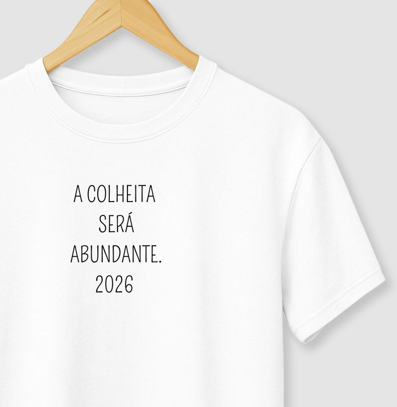 A colheita será abundante. 2026