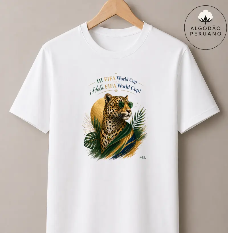 Camiseta Algodão Peruano - Olhar de Campeã
