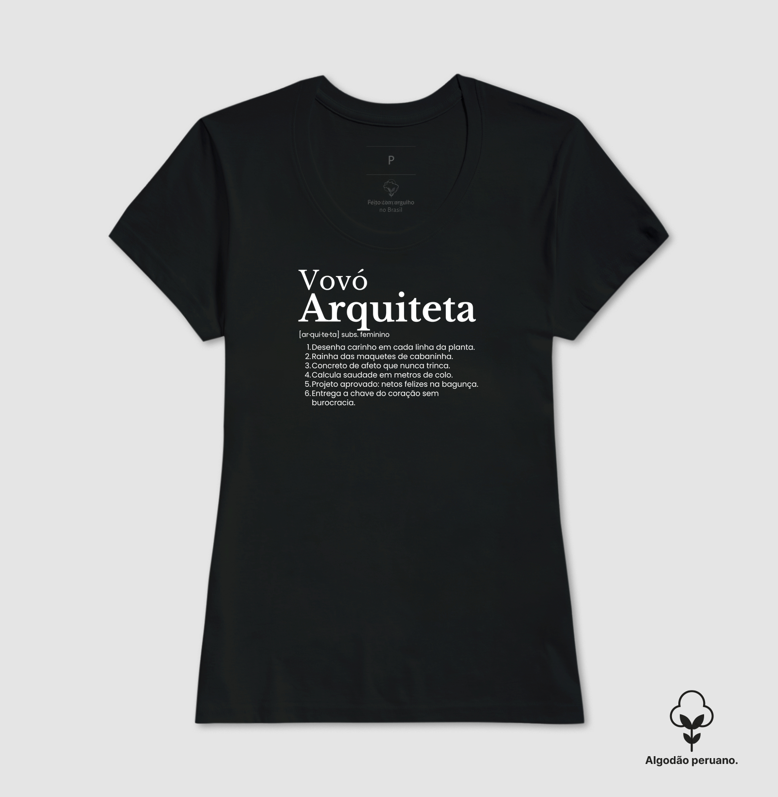 Vovó arquiteta - definição (algodão peruano)