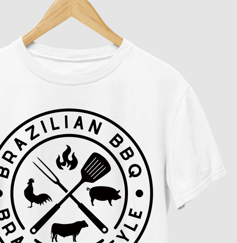 Braziliam BBQ - Camiseta Brasa 