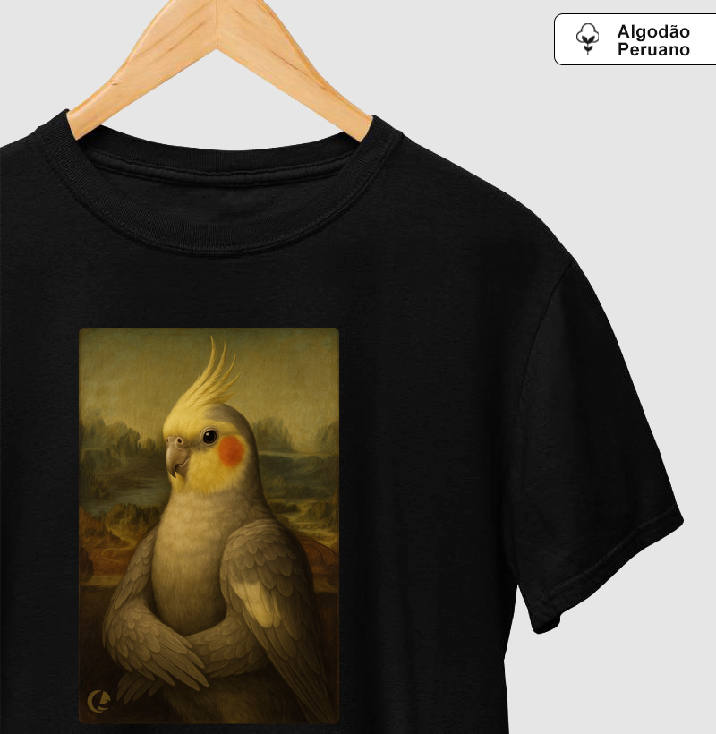 Camiseta Algodão Peruano Calopsita - Monapsita