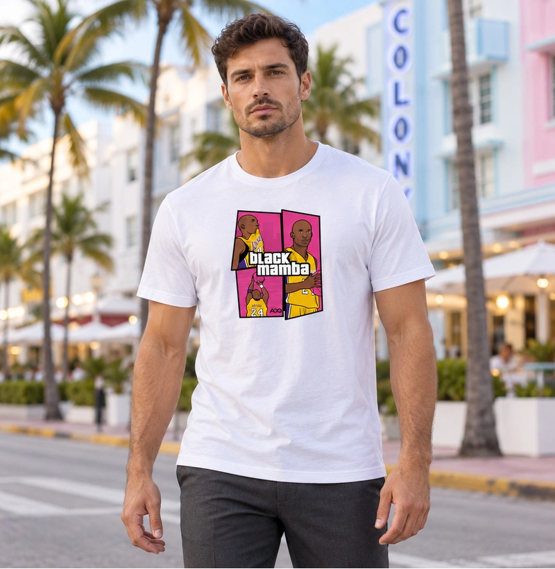Camiseta Kobe Mamba — Foco em Cena