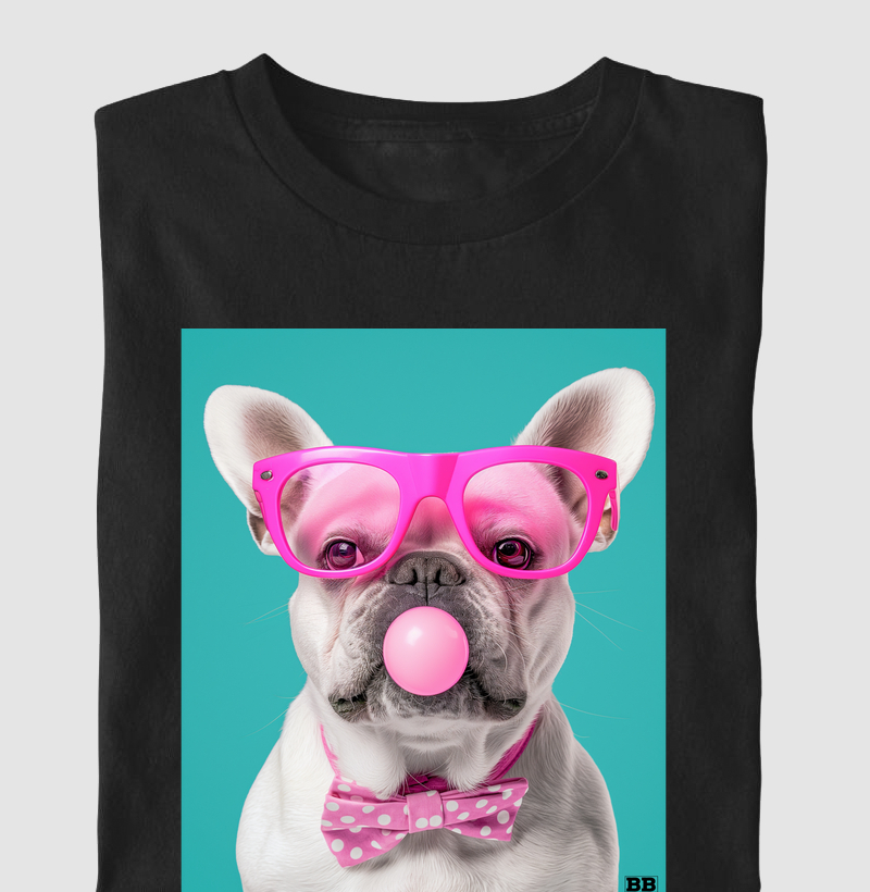 Camiseta Bulldog Frances "Chiclete 4"