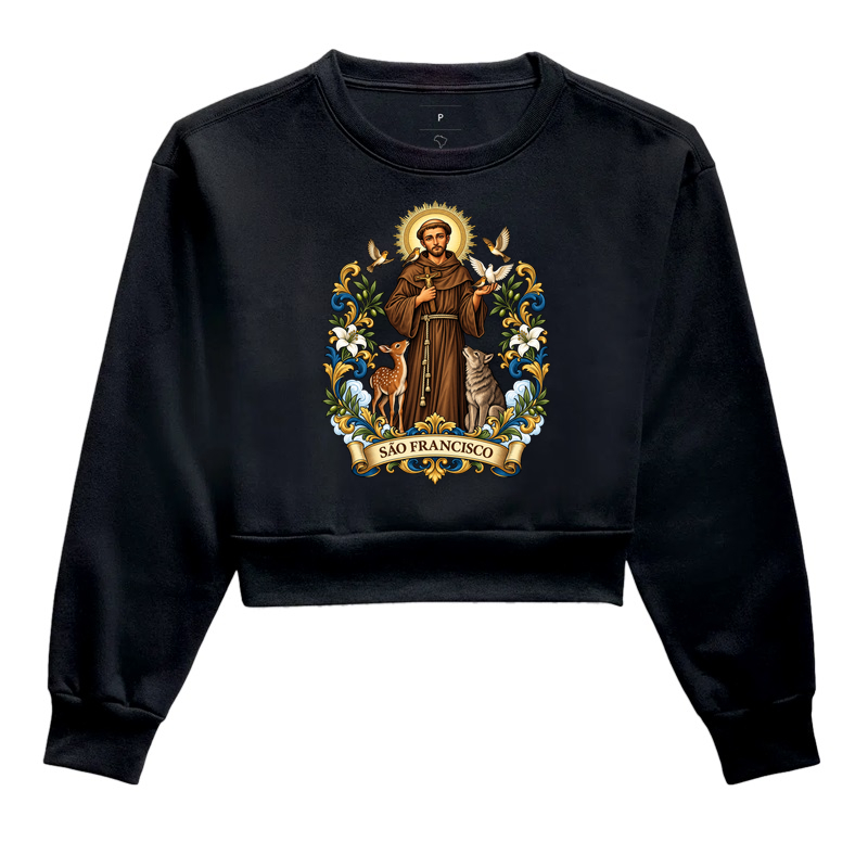 São Francisco - Cropped Moletom