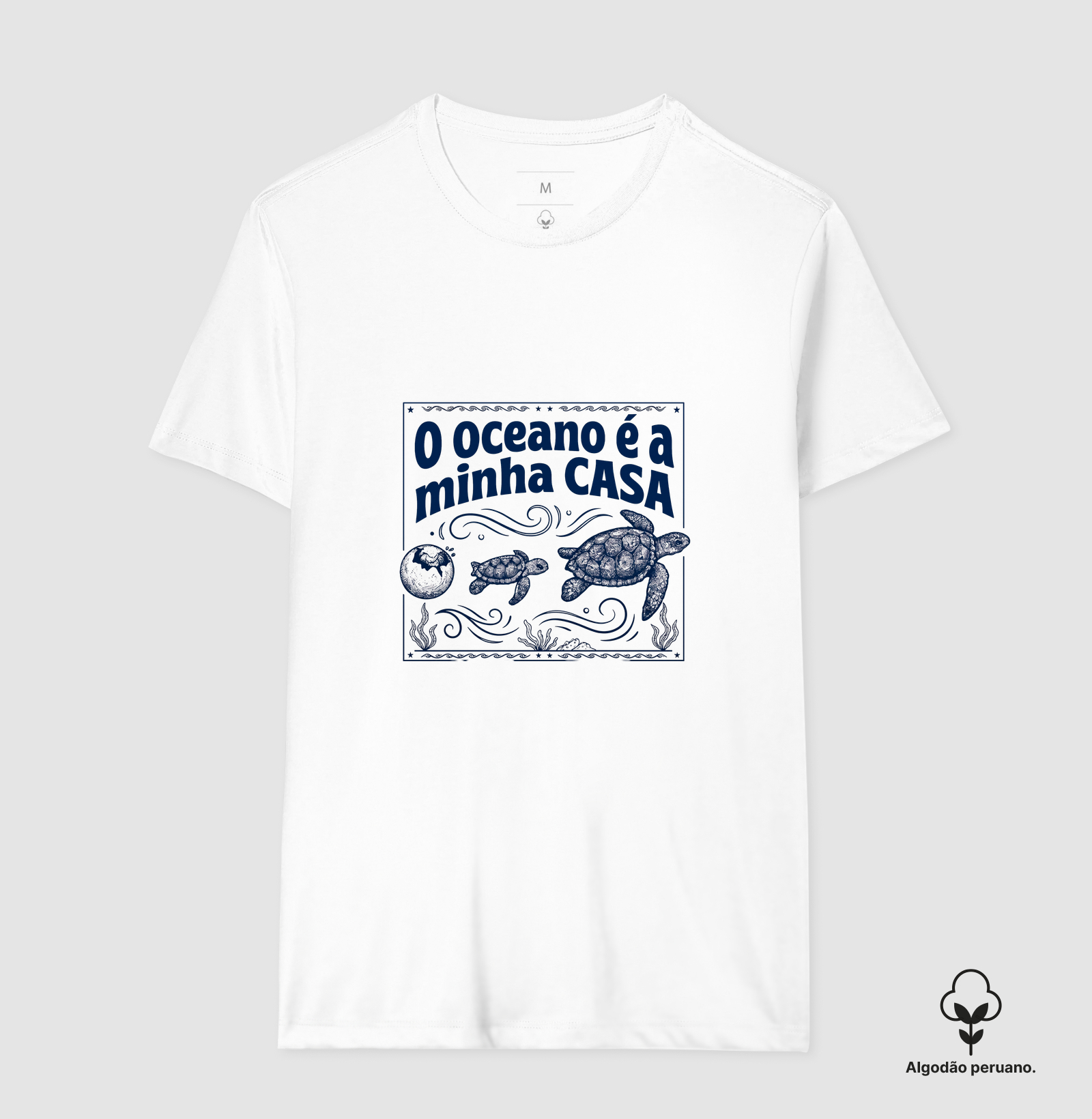 Camiseta Abismo Azul – A Jornada da Tartaruga