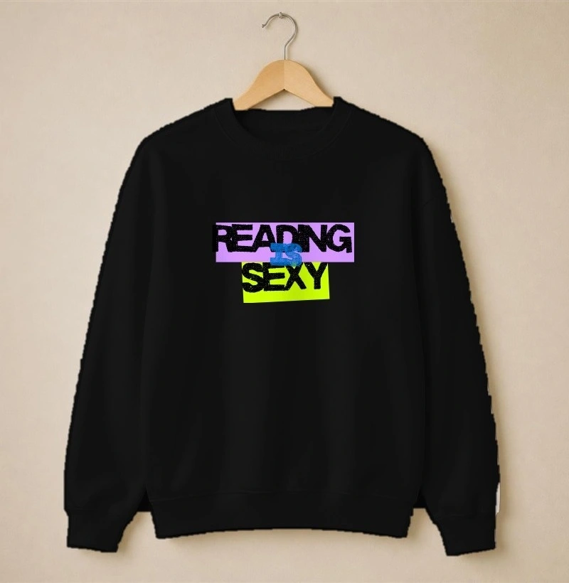 Reading is sexy - Suéter Moletom
