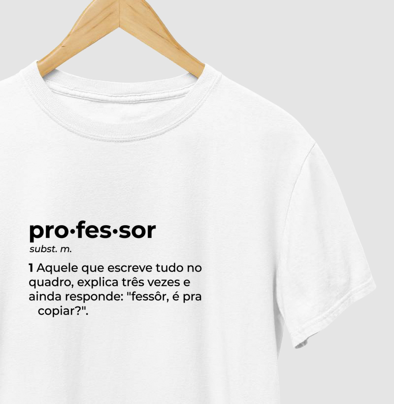Camiseta Masculina Algodão É Pra Copiar 