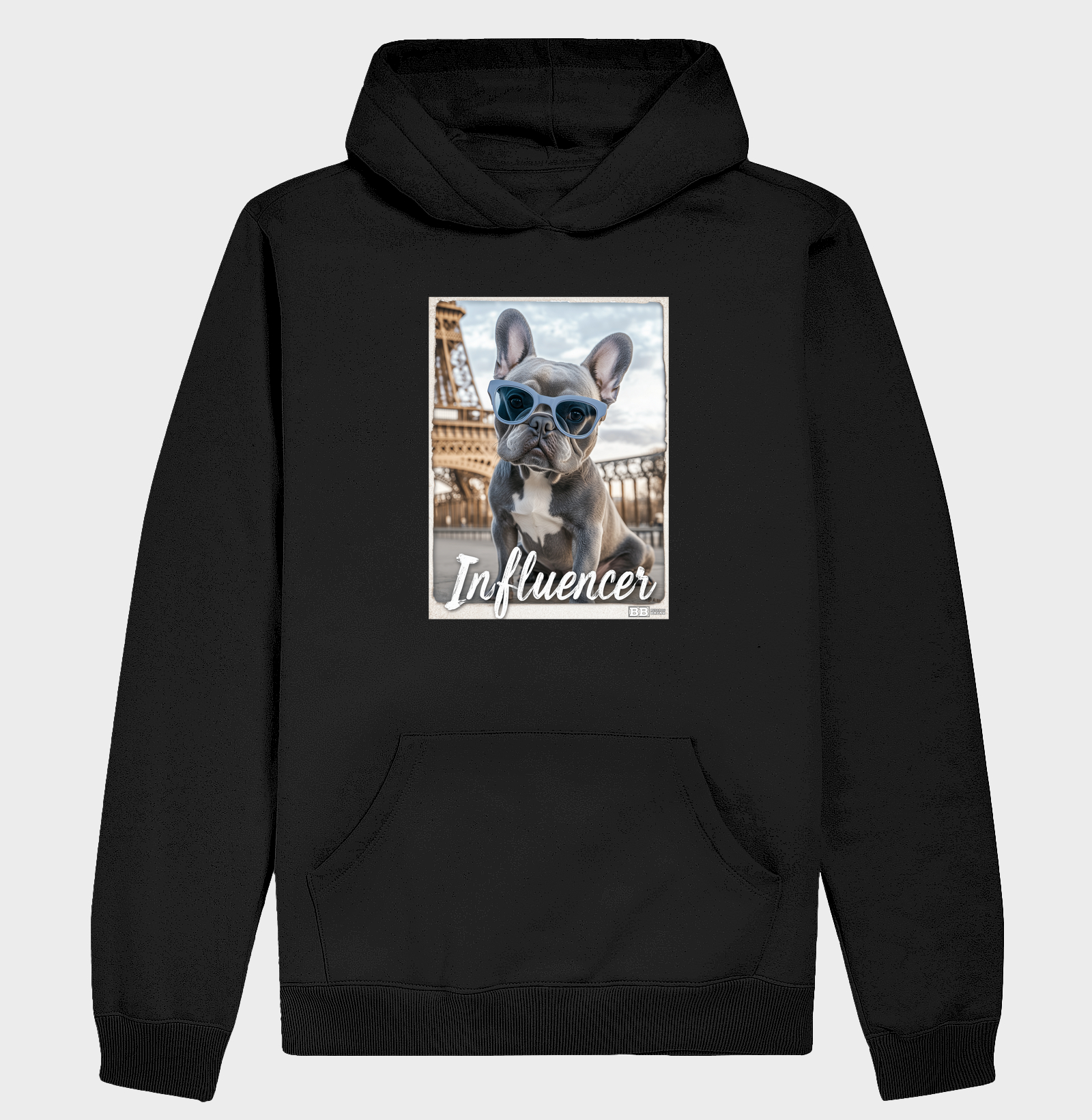 Camiseta Bulldog Frances "Influencer (Blue)"