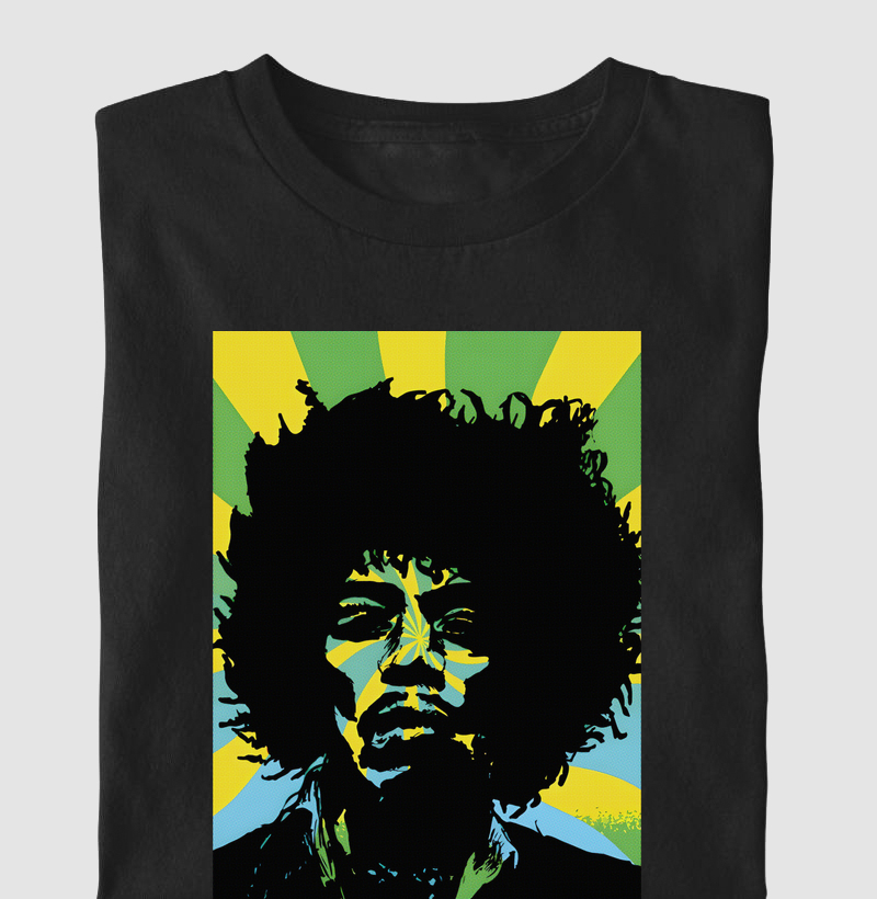 Guitarrista Psicodélico – Estampa Rock Psicodélica