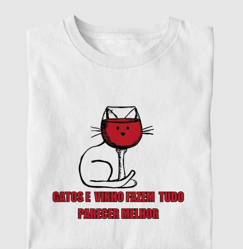 Gatos e vinho fazem tudo parecer melhor