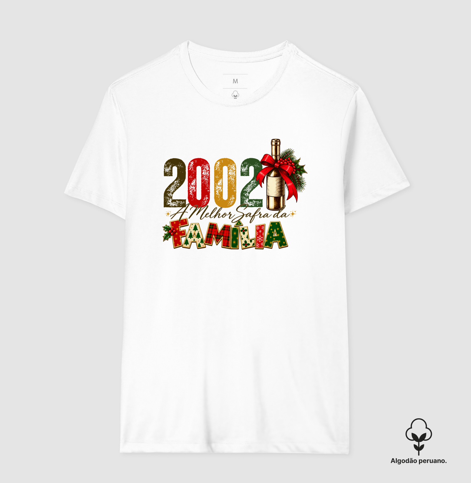 Camiseta Algodão Peruano A Melhor Safra da Família 2002 - Camiseta Algodão Peruano