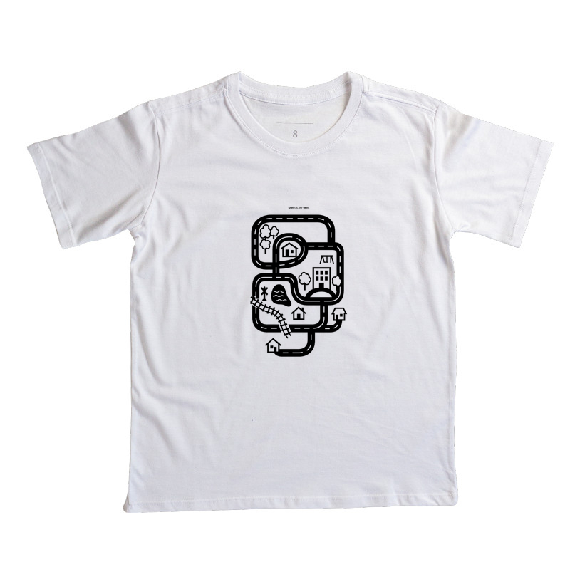 Camiseta Infantil Pistinha de brincar no parque