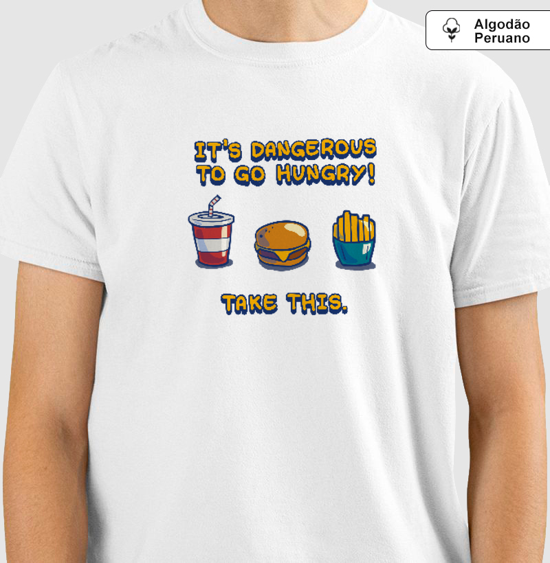 Camiseta Algodão Peruano Game Burger