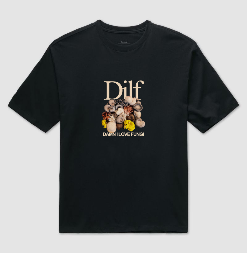 Damn I Love Fungi - Camiseta Oversized