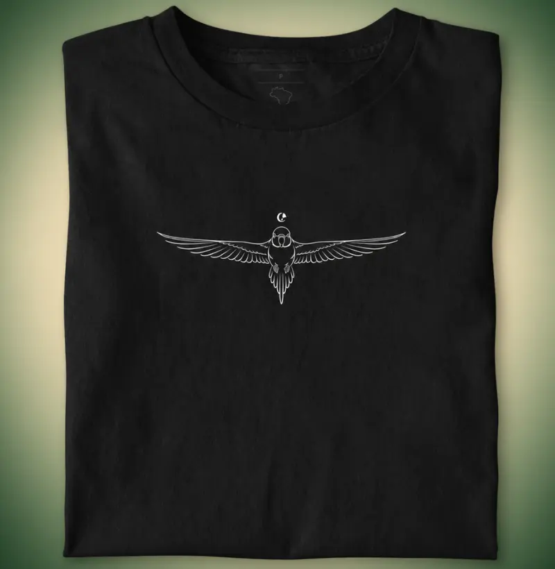 Camiseta - Ringneck em Voo - Camiseta