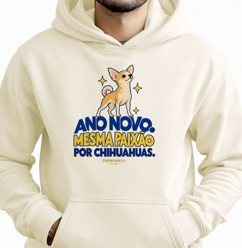 Ano Novo, mesma paixão por chihuahuas.