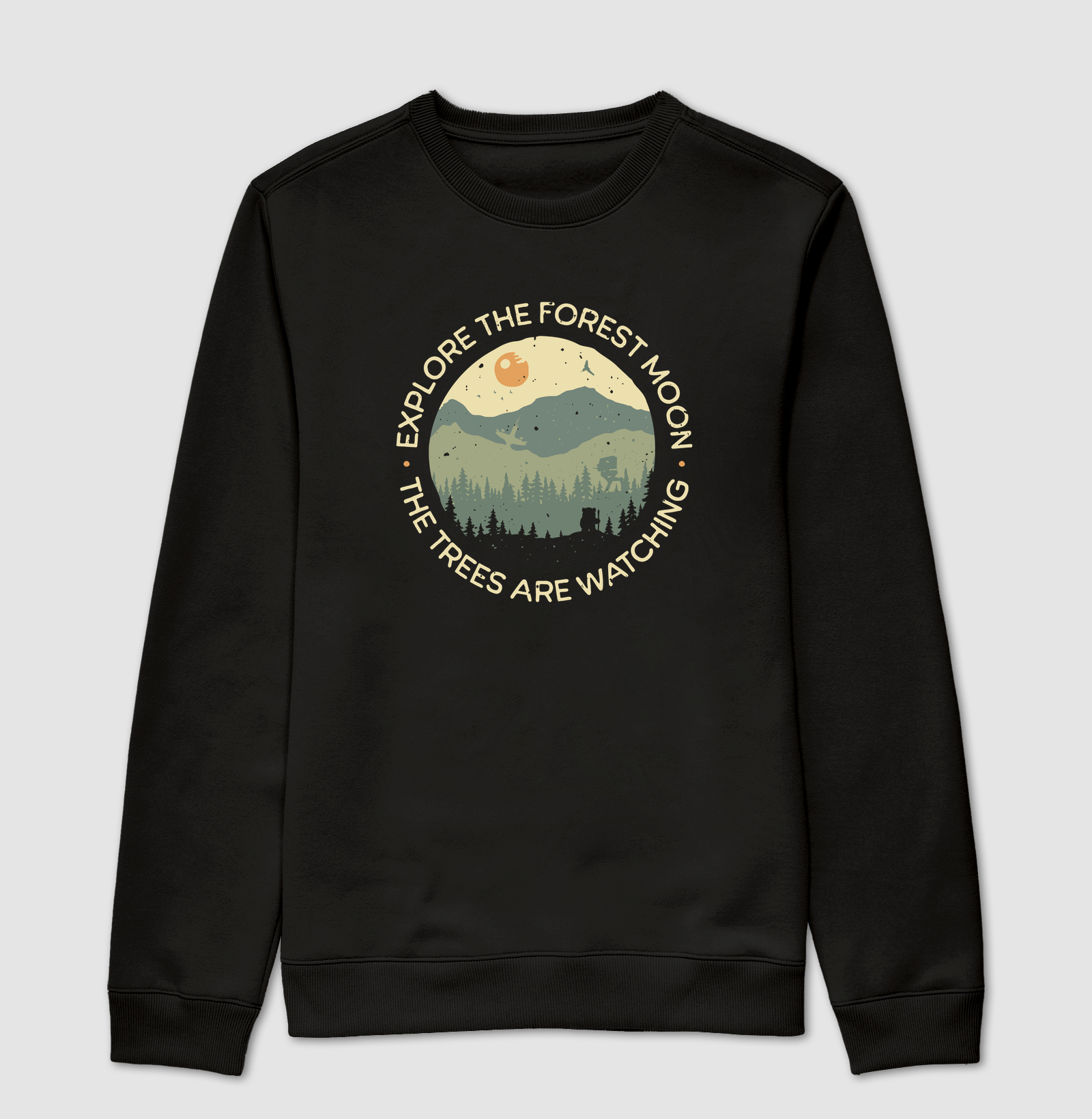 Camiseta  Explore the forest moon - Suéter Moletom
